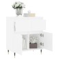 vidaXL Aparador de madera contrachapada blanco 60x35x70 cm