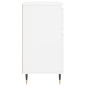 vidaXL Aparador de madera contrachapada blanco 60x35x70 cm