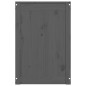 vidaXL Baúl para la colada madera maciza de pino gris 88,5x44x66 cm vidaXL Baúl para la colada madera maciza de pino gris 88,5x44x66 cm
