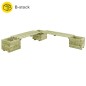 vidaXL Banco jardinera B-Stock madera maciza de pino impregnada vidaXL Banco jardinera B-Stock madera maciza de pino impregnada