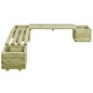 vidaXL Banco jardinera B-Stock madera maciza de pino impregnada vidaXL Banco jardinera B-Stock madera maciza de pino impregnada