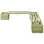 vidaXL Banco jardinera B-Stock madera maciza de pino impregnada vidaXL Banco jardinera B-Stock madera maciza de pino impregnada