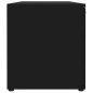 vidaXL Mueble de TV madera contrachapada negra 120x34x37 cm vidaXL Mueble de TV madera contrachapada negra 120x34x37 cm