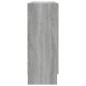 vidaXL Vitrina de madera contrachapada gris sonoma 82,5x30,5x80 cm vidaXL Vitrina de madera contrachapada gris sonoma 82,5x30,5x80 cm