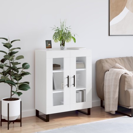 vidaXL Aparador de madera de ingeniería blanco 69,5x34x90 cm