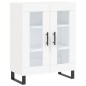 vidaXL Aparador de madera de ingeniería blanco 69,5x34x90 cm vidaXL Aparador de madera de ingeniería blanco 69,5x34x90 cm