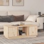 vidaXL Mesa de centro de madera maciza de pino 110x50x40 cm vidaXL Mesa de centro de madera maciza de pino 110x50x40 cm