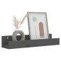 vidaXL Estantes de pared 2 uds madera maciza de pino gris 50x12x9 cm vidaXL Estantes de pared 2 uds madera maciza de pino gris 50x12x9 cm