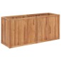 vidaXL Arriate de madera maciza de teca 150x50x70 cm vidaXL Arriate de madera maciza de teca 150x50x70 cm