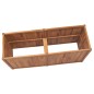 vidaXL Arriate de madera maciza de teca 150x50x70 cm vidaXL Arriate de madera maciza de teca 150x50x70 cm