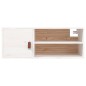 vidaXL Armarios de pared 2 uds madera maciza pino blanco 80x30x30 cm vidaXL Armarios de pared 2 uds madera maciza pino blanco 80x30x30 cm