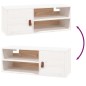 vidaXL Armarios de pared 2 uds madera maciza pino blanco 80x30x30 cm vidaXL Armarios de pared 2 uds madera maciza pino blanco 80x30x30 cm