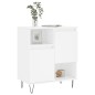 vidaXL Aparador de madera contrachapada blanco 60x35x70 cm vidaXL Aparador de madera contrachapada blanco 60x35x70 cm