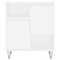vidaXL Aparador de madera contrachapada blanco 60x35x70 cm vidaXL Aparador de madera contrachapada blanco 60x35x70 cm