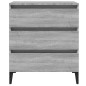 vidaXL Aparador de madera contrachapada gris Sonoma 60x35x69 cm vidaXL Aparador de madera contrachapada gris Sonoma 60x35x69 cm