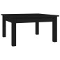vidaXL Mesa de centro de madera maciza de pino negro 55x55x30 cm vidaXL Mesa de centro de madera maciza de pino negro 55x55x30 cm