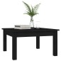 vidaXL Mesa de centro de madera maciza de pino negro 55x55x30 cm vidaXL Mesa de centro de madera maciza de pino negro 55x55x30 cm