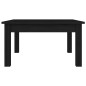 vidaXL Mesa de centro de madera maciza de pino negro 55x55x30 cm vidaXL Mesa de centro de madera maciza de pino negro 55x55x30 cm