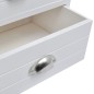 vidaXL Mesita de noche francesa blanco vidaXL Mesita de noche francesa blanco
