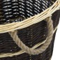 vidaXL Cesto para leña con correas transporte sauce natural 57x51x69cm vidaXL Cesto para leña con correas transporte sauce natural 57x51x69cm