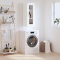vidaXL Armario de pared blanco brillante 34,5x34x90 cm vidaXL Armario de pared blanco brillante 34,5x34x90 cm