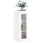 vidaXL Armario de pared blanco brillante 34,5x34x90 cm vidaXL Armario de pared blanco brillante 34,5x34x90 cm