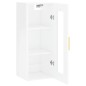 vidaXL Armario de pared blanco brillante 34,5x34x90 cm vidaXL Armario de pared blanco brillante 34,5x34x90 cm