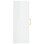 vidaXL Armario de pared blanco brillante 34,5x34x90 cm vidaXL Armario de pared blanco brillante 34,5x34x90 cm