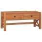 vidaXL Mueble de TV de madera de teca 100x40x45 cm
