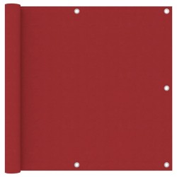 vidaXL Toldo para balcón tela oxford rojo 90x300 cm