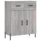 vidaXL Aparador alto madera contrachapada gris sonoma 69,5x34x180 cm vidaXL Aparador alto madera contrachapada gris sonoma 69,5x34x180 cm