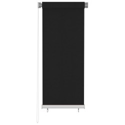 vidaXL Persiana enrollable de exterior 60x140 cm negro