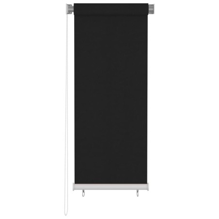 vidaXL Persiana enrollable de exterior 60x140 cm negro