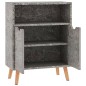 vidaXL Aparador de madera de ingeniería gris hormigón 60x30x72 cm