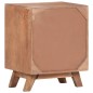 vidaXL Mesita de noche de madera maciza de mango 40x30x50 cm vidaXL Mesita de noche de madera maciza de mango 40x30x50 cm