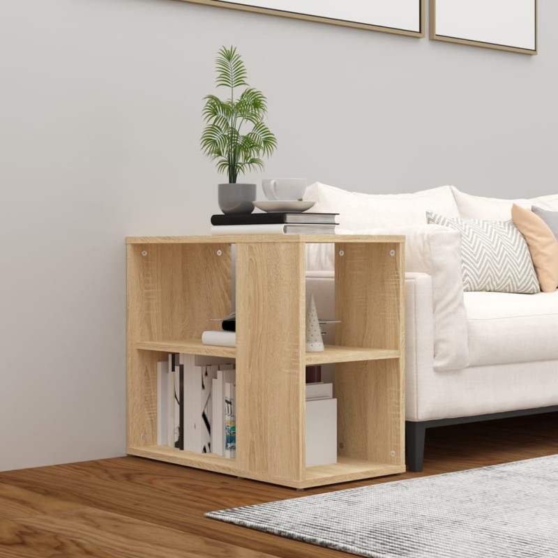 vidaXL Armario auxiliar madera contrachapada roble Sonoma 60x30x50 cm vidaXL Armario auxiliar madera contrachapada roble Sonoma 60x30x50 cm