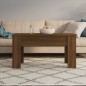 vidaXL Mesa de centro madera contrachapada roble marrón 101x49x52 cm vidaXL Mesa de centro madera contrachapada roble marrón 101x49x52 cm