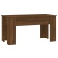 vidaXL Mesa de centro madera contrachapada roble marrón 101x49x52 cm vidaXL Mesa de centro madera contrachapada roble marrón 101x49x52 cm