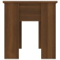 vidaXL Mesa de centro madera contrachapada roble marrón 101x49x52 cm vidaXL Mesa de centro madera contrachapada roble marrón 101x49x52 cm