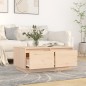 vidaXL Mesa de centro de madera maciza de pino 80x50x35 cm vidaXL Mesa de centro de madera maciza de pino 80x50x35 cm
