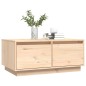 vidaXL Mesa de centro de madera maciza de pino 80x50x35 cm vidaXL Mesa de centro de madera maciza de pino 80x50x35 cm