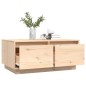 vidaXL Mesa de centro de madera maciza de pino 80x50x35 cm vidaXL Mesa de centro de madera maciza de pino 80x50x35 cm