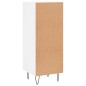 vidaXL Aparador madera de ingeniería blanco 34,5x34x90 cm vidaXL Aparador madera de ingeniería blanco 34,5x34x90 cm
