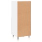 vidaXL Aparador madera de ingeniería blanco 34,5x34x90 cm vidaXL Aparador madera de ingeniería blanco 34,5x34x90 cm
