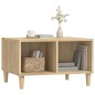 vidaXL Mesa de centro madera contrachapada roble Sonoma 60x50x36,5 cm vidaXL Mesa de centro madera contrachapada roble Sonoma 60x50x36,5 cm