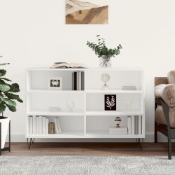 vidaXL Aparador de madera de ingeniería blanco 103,5x35x70 cm