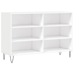 vidaXL Aparador de madera de ingeniería blanco 103,5x35x70 cm