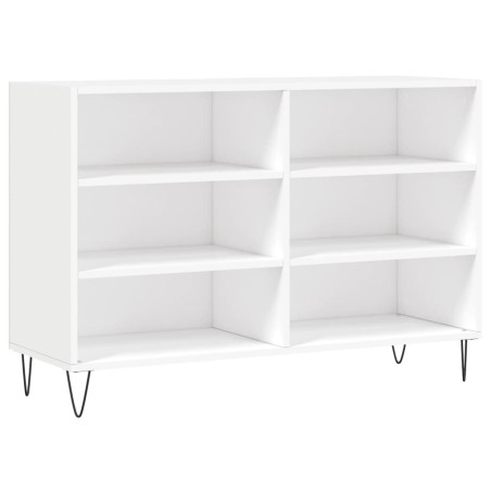 vidaXL Aparador de madera de ingeniería blanco 103,5x35x70 cm