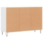 vidaXL Aparador de madera de ingeniería blanco 103,5x35x70 cm