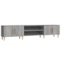 vidaXL Mueble para TV madera contrachapada gris Sonoma 180x31,5x40 cm
